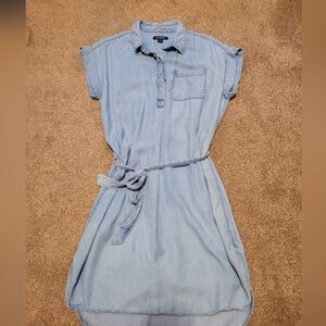 Joe Fresh Sleeveless Chambray Dress